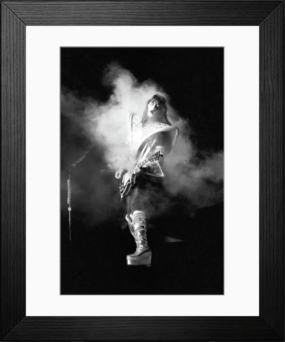 Framed Print : Kiss Performing Framed Print : Kiss Performing