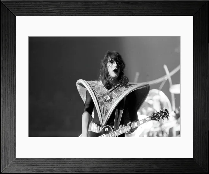 Framed Print : Kiss Performing Framed Print : Kiss Performing
