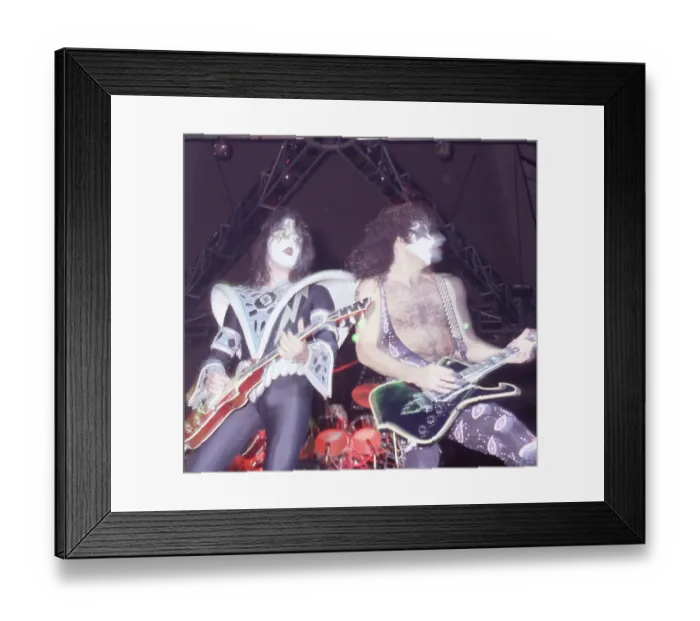 Framed Print : Kiss Performing Framed Print : Kiss Performing