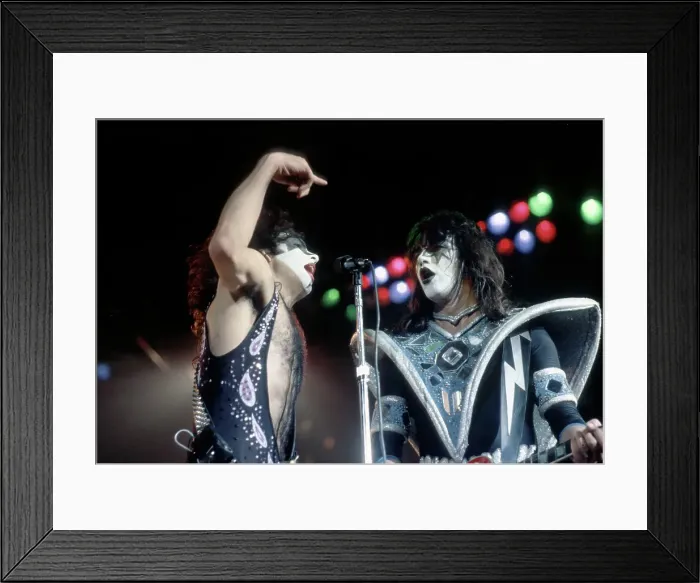 Framed Print : Kiss Performing Framed Print : Kiss Performing