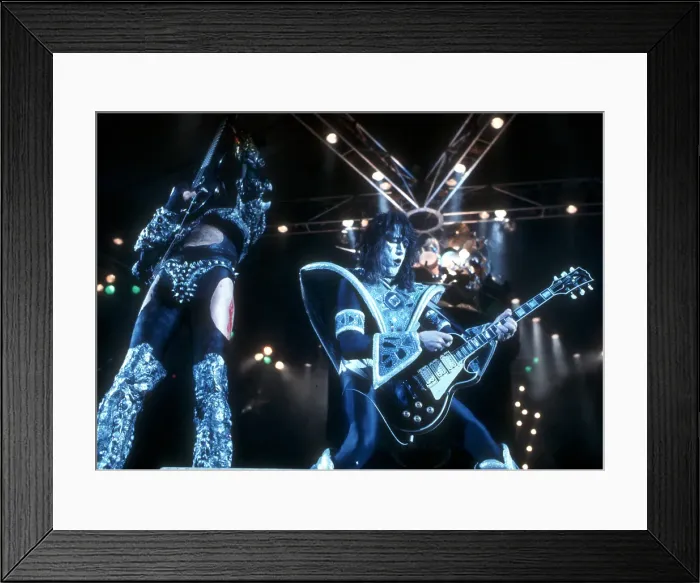 Framed Print : Kiss Performing Framed Print : Kiss Performing