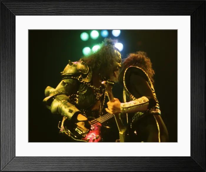 Framed Print : Kiss Performing Framed Print : Kiss Performing
