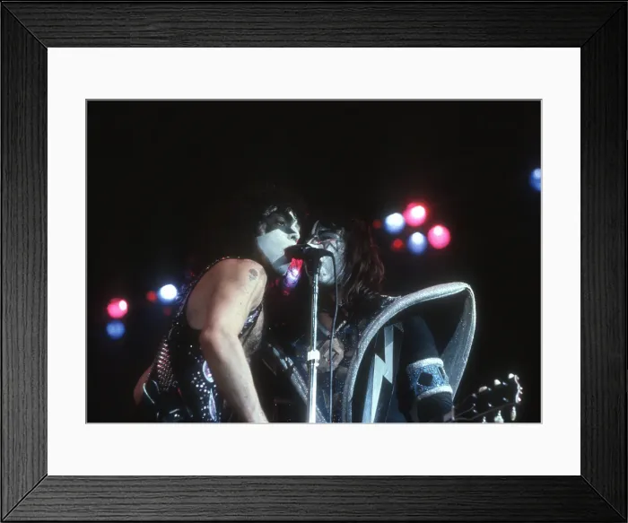 Framed Print : Kiss Performing Framed Print : Kiss Performing
