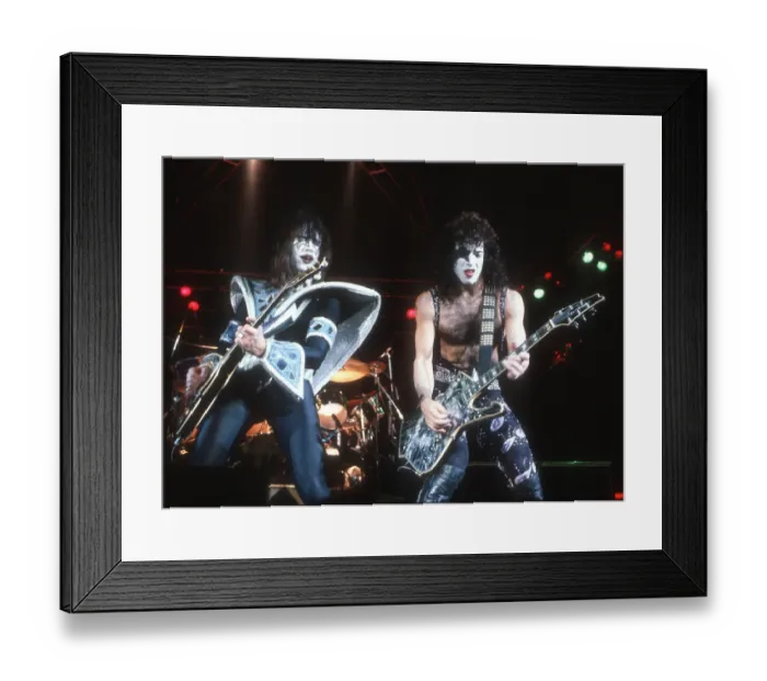 Framed Print : Kiss Performing Framed Print : Kiss Performing