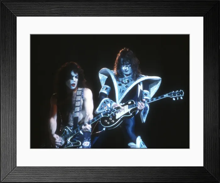 Framed Print : Kiss Performing Framed Print : Kiss Performing
