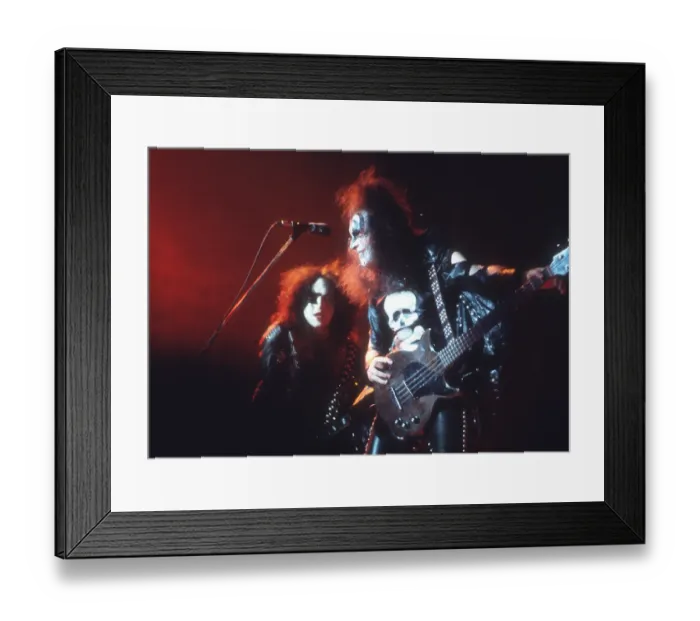 Framed Print : Kiss Performing Framed Print : Kiss Performing