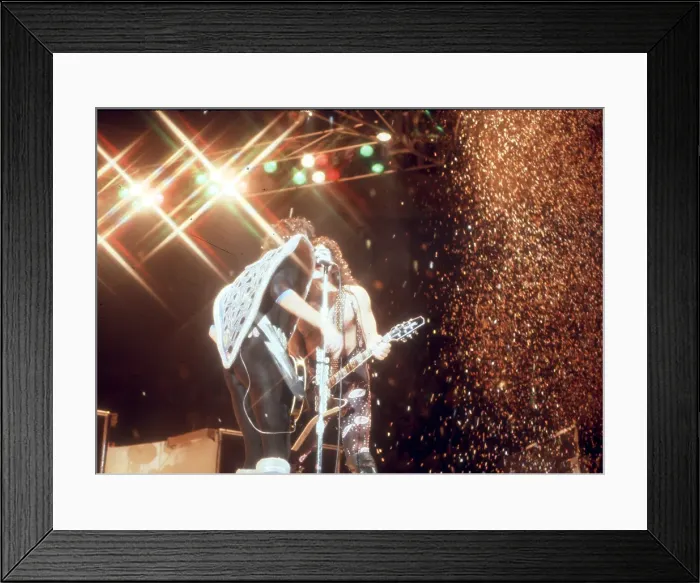 Framed Print : Kiss Performing Framed Print : Kiss Performing