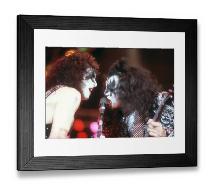 Framed Print : Kiss Performing Framed Print : Kiss Performing