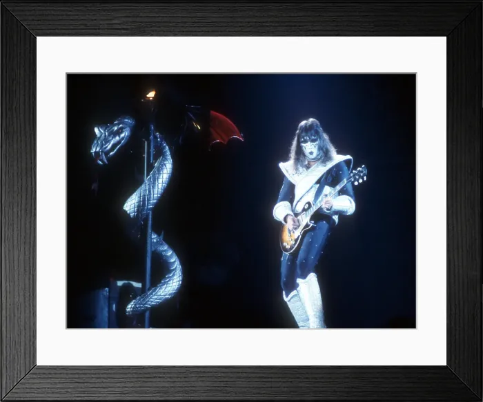 Framed Print : Kiss Performing Framed Print : Kiss Performing