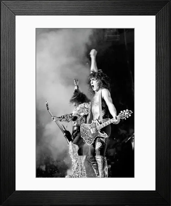 Framed Print : Kiss Performing Framed Print : Kiss Performing