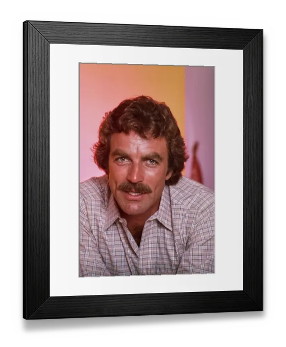 Framed Print : Tom Selleck, American Actor Framed Print : Tom Selleck, American Actor