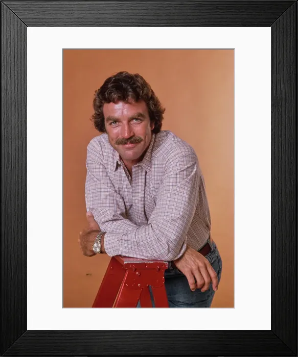 Framed Print : Tom Selleck, American Actor Framed Print : Tom Selleck, American Actor
