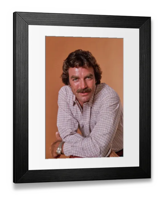 Framed Print : Tom Selleck, American Actor Framed Print : Tom Selleck, American Actor