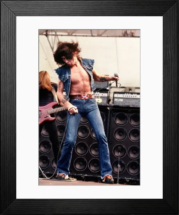 Framed Print : AC / DC Plays An Outdoor Concert Framed Print : AC / DC Plays An Outdoor Concert