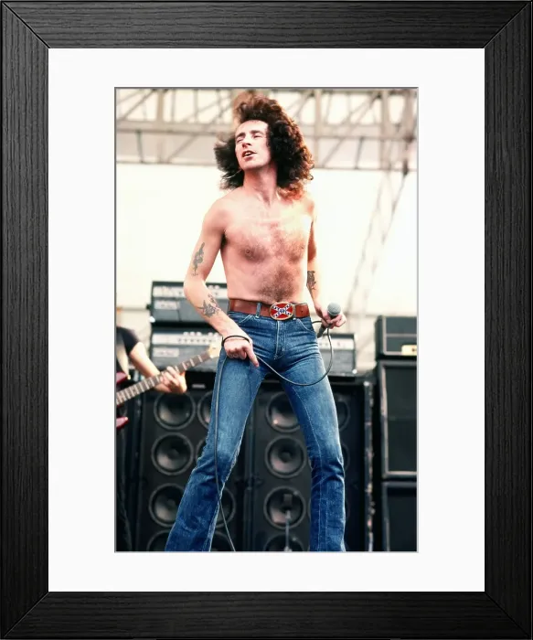 Framed Print : AC / DC Plays An Outdoor Concert Framed Print : AC / DC Plays An Outdoor Concert