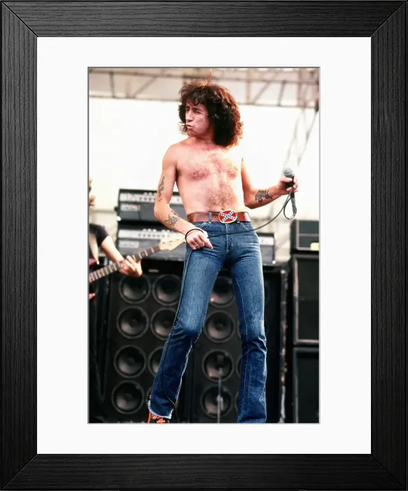 Framed Print : AC / DC Plays An Outdoor Concert Framed Print : AC / DC Plays An Outdoor Concert