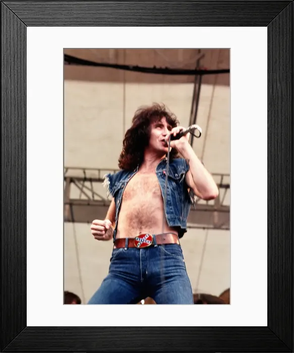 Framed Print : AC / DC Plays An Outdoor Concert Framed Print : AC / DC Plays An Outdoor Concert