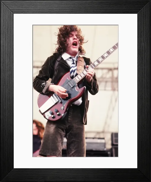 Framed Print : AC / DC Plays An Outdoor Concert Framed Print : AC / DC Plays An Outdoor Concert