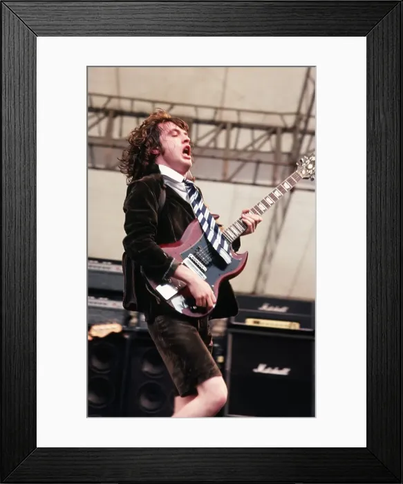 Framed Print : AC / DC Plays An Outdoor Concert Framed Print : AC / DC Plays An Outdoor Concert