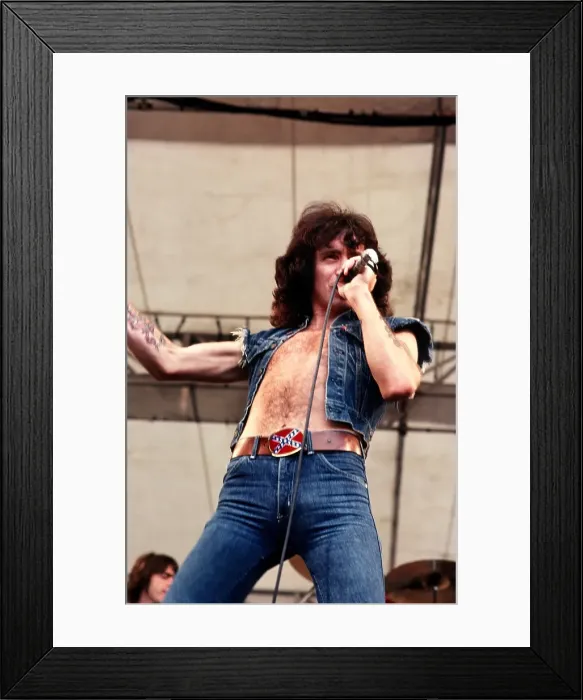 Framed Print : AC / DC Plays An Outdoor Concert Framed Print : AC / DC Plays An Outdoor Concert