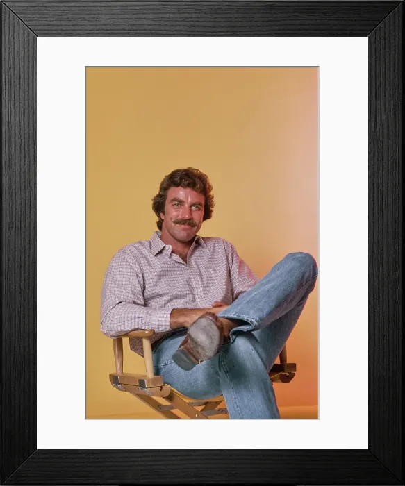 Framed Print : Tom Selleck, American Actor Framed Print : Tom Selleck, American Actor