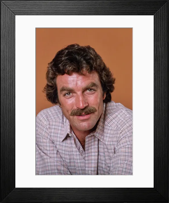 Framed Print : Tom Selleck, American Actor Framed Print : Tom Selleck, American Actor