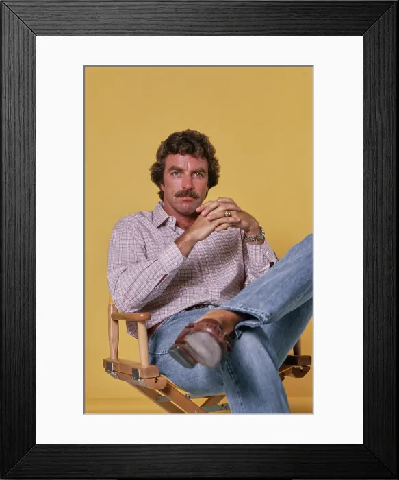Framed Print : Tom Selleck, American Actor Framed Print : Tom Selleck, American Actor