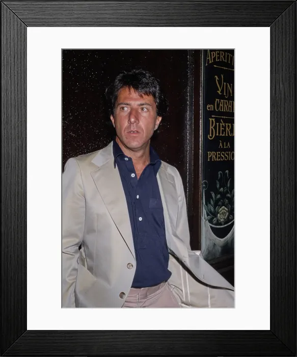 Framed Print : Dustin Hoffman, American Actor Framed Print : Dustin Hoffman, American Actor