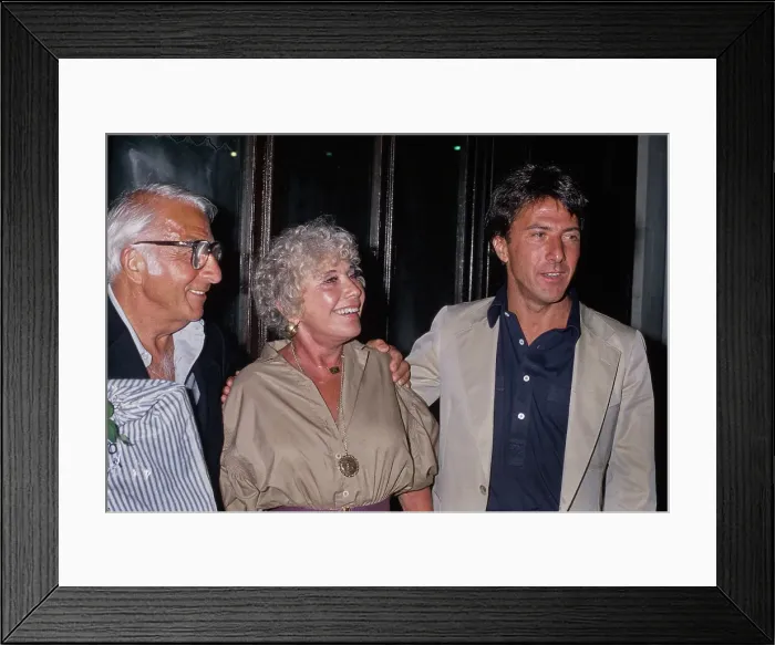Framed Print : Dustin, Lillian & Harry Hoffman Framed Print : Dustin, Lillian & Harry Hoffman