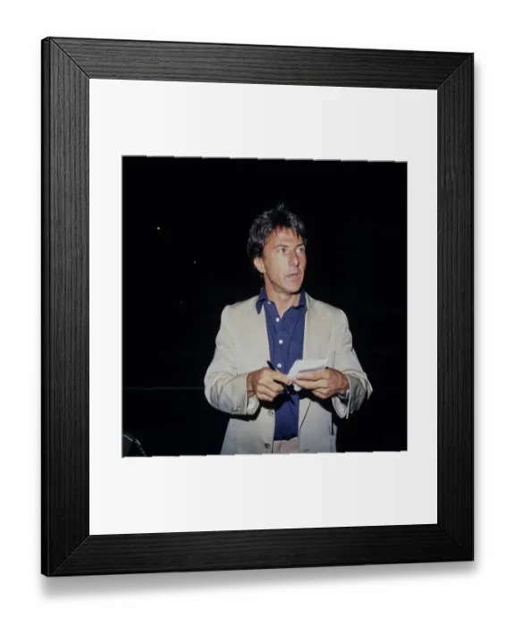 Framed Print : Dustin Hoffman, American Actor Framed Print : Dustin Hoffman, American Actor