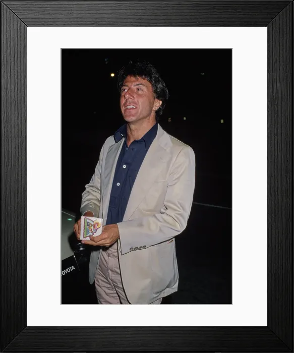 Framed Print : Dustin Hoffman, American Actor Framed Print : Dustin Hoffman, American Actor