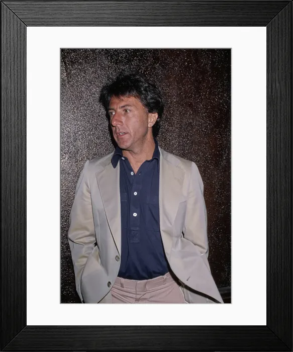 Framed Print : Dustin Hoffman, American Actor Framed Print : Dustin Hoffman, American Actor