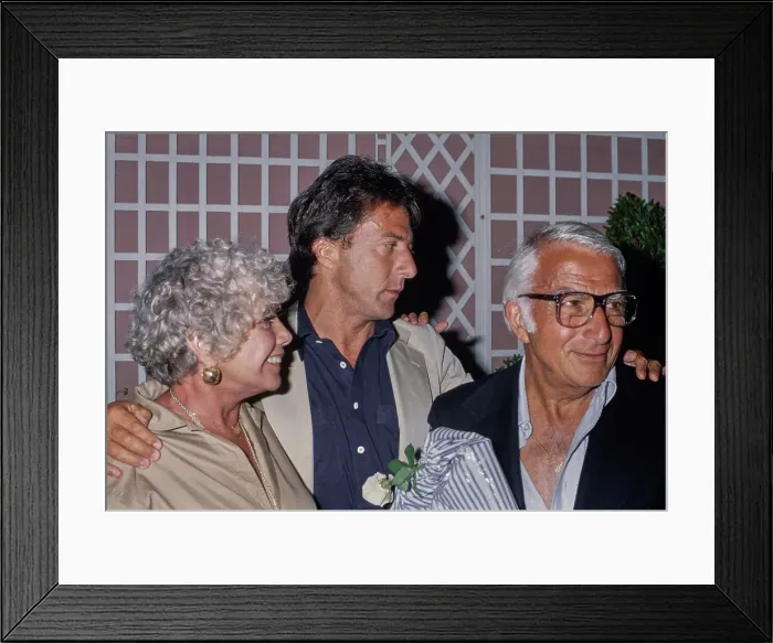 Framed Print : Dustin, Lillian & Harry Hoffman Framed Print : Dustin, Lillian & Harry Hoffman