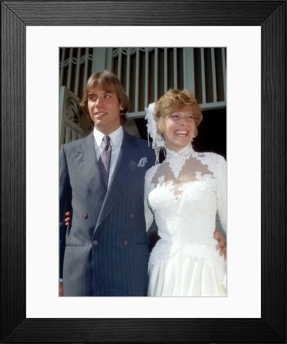 Framed Print : Debby Boone Wedding Framed Print : Debby Boone Wedding
