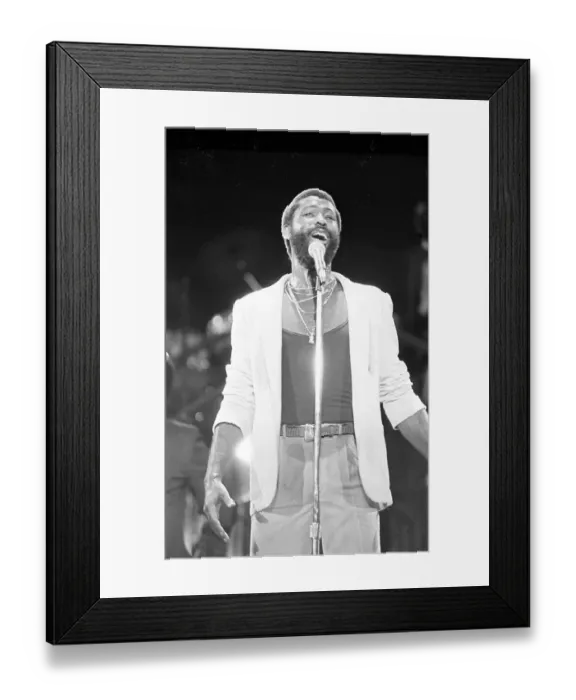 Framed Print : Photo of Teddy Pendergrass Framed Print : Photo of Teddy Pendergrass