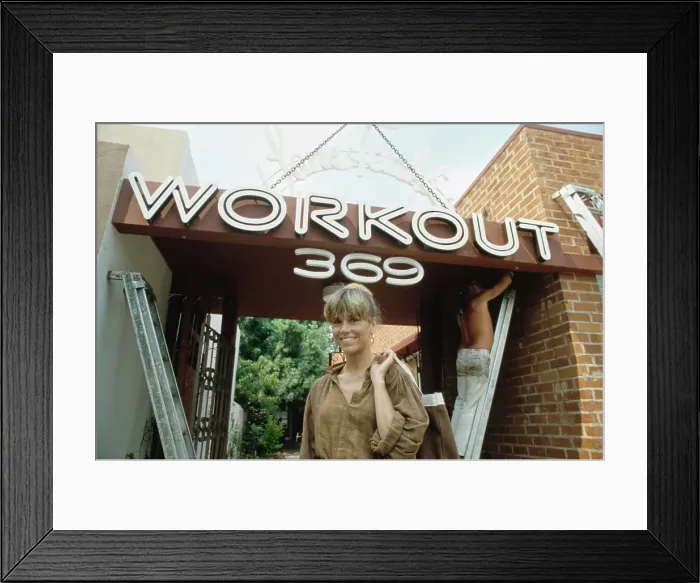 Framed Print : Workout Aerobics Studio Opening, Beverly Hills Framed Print : Workout Aerobics Studio Opening, Beverly Hills