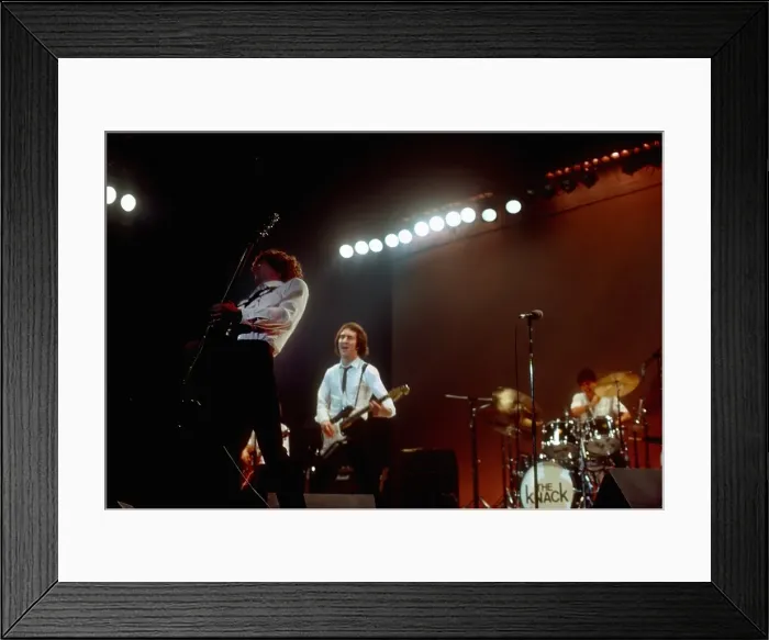 Framed Print : The Knack Performing Framed Print : The Knack Performing