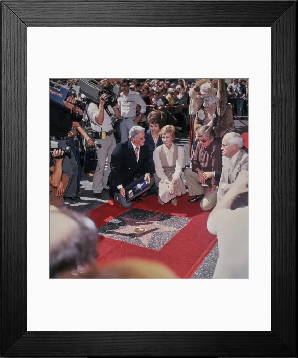 Framed Print : Julie Andrews Hollywood Walk Of Fame Star Ceremony