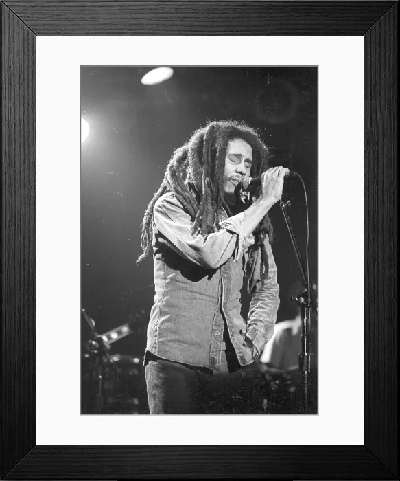 Framed Print : Photo of Bob Marley Framed Print : Photo of Bob Marley