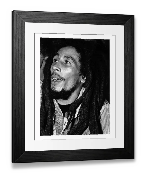 Framed Print : Photo of Bob Marley Framed Print : Photo of Bob Marley