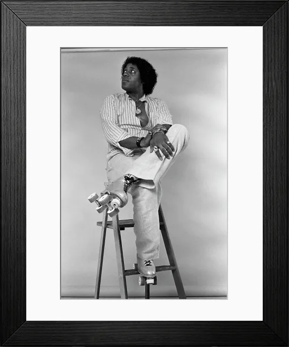 Framed Print : Sterling Harrison, Roll-Her, Skater Framed Print : Sterling Harrison, Roll-Her, Skater