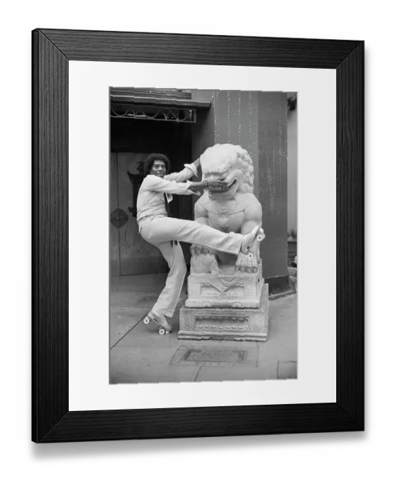 Framed Print : Sterling Harrison, Roll-Her, Skater Framed Print : Sterling Harrison, Roll-Her, Skater