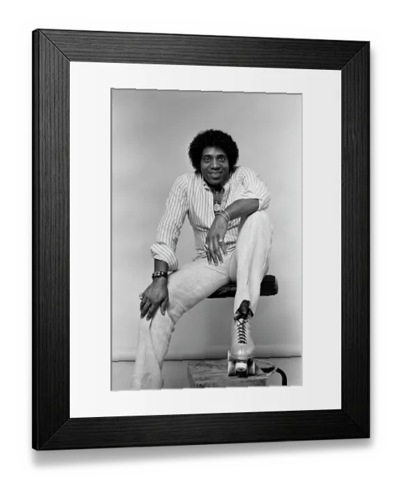 Framed Print : Sterling Harrison, Roll-Her, Skater