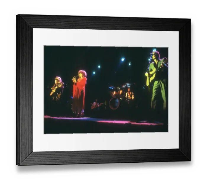Framed Print : Fleetwood Mac Performing Framed Print : Fleetwood Mac Performing