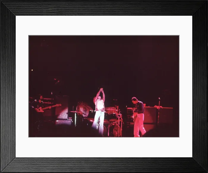 Framed Print : The Who Performing Framed Print : The Who Performing