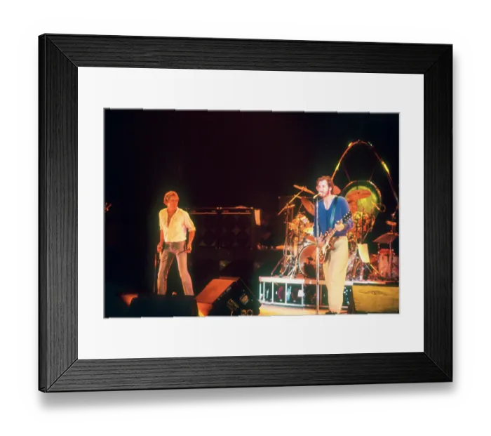 Framed Print : The Who Performing Framed Print : The Who Performing