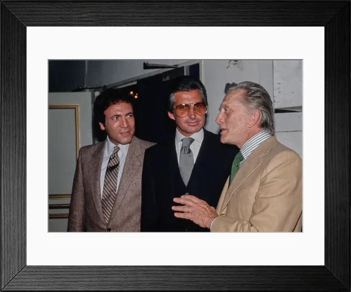 Framed Print : David Groh, George Hamilton & Kirk Douglas Framed Print : David Groh, George Hamilton & Kirk Douglas