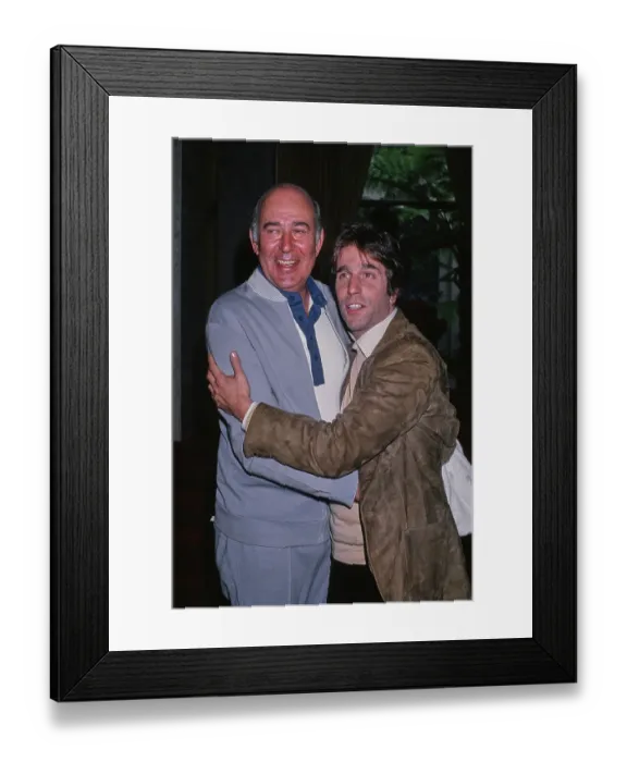 Framed Print : Carl Reiner & Henry Winkler Framed Print : Carl Reiner & Henry Winkler