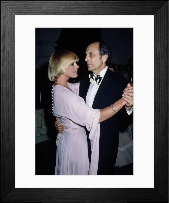 Framed Print : Elke Sommer & Joe Hyams Framed Print : Elke Sommer & Joe Hyams