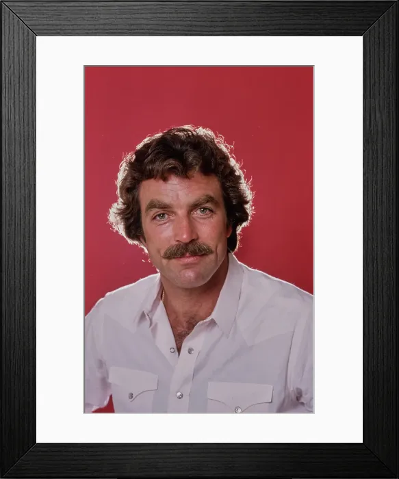 Framed Print : Tom Selleck, American Actor Framed Print : Tom Selleck, American Actor